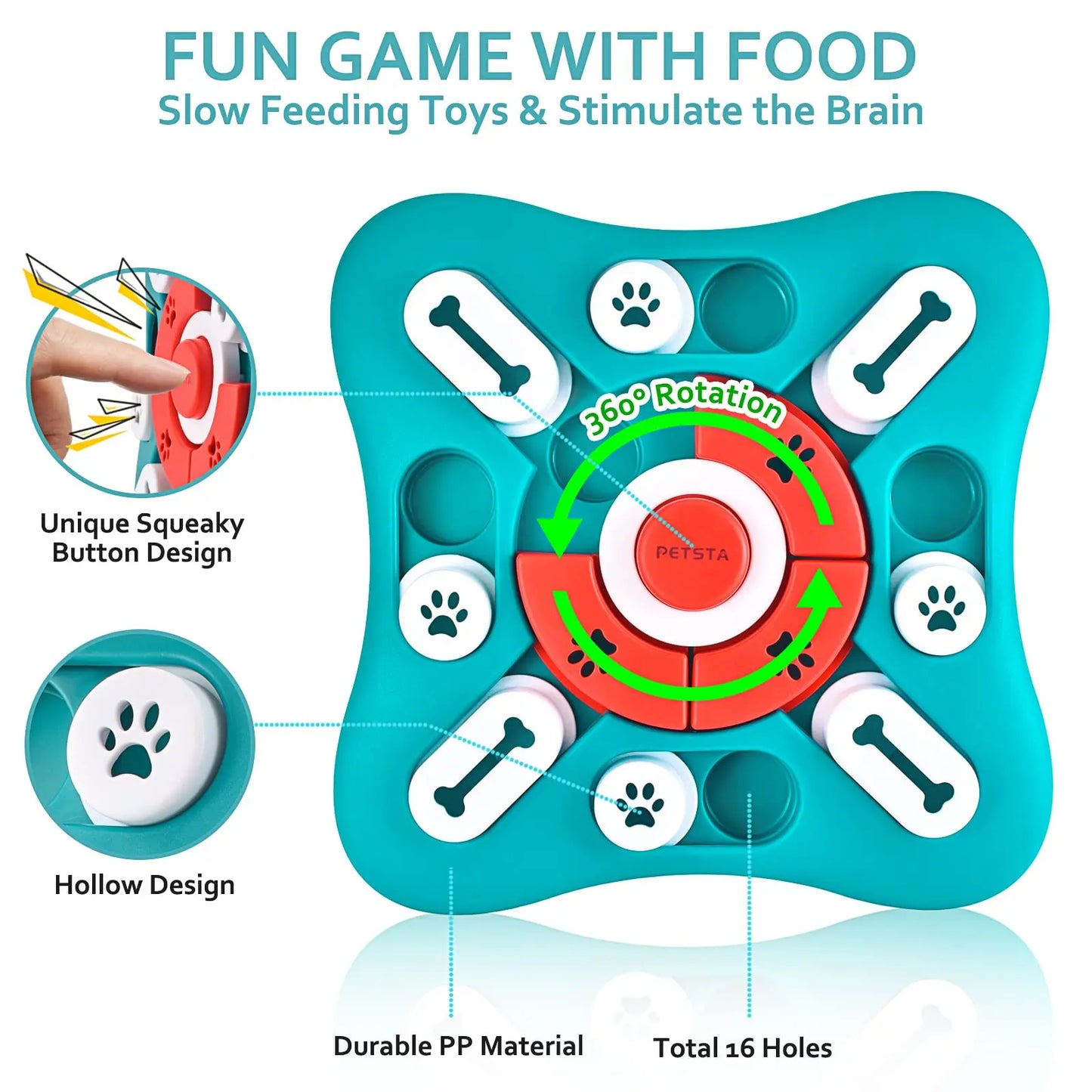 Solupet Treat Puzzle – Fun & Focus for Dogs